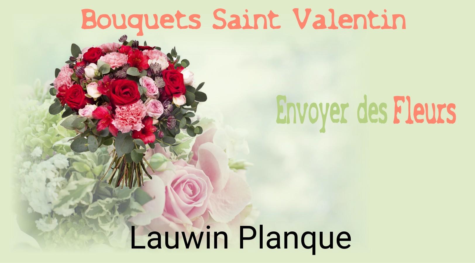 Roses de Saint-Valentin livrées à Lauwin-Planque